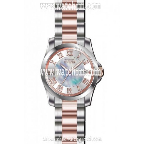 Invicta Angel Mother of Pearl Dial Two-tone Ladies Watch 15238