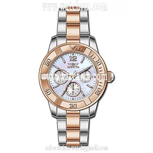 Invicta Angel Mother of Pearl Dial Two-tone Ladies Watch 21664