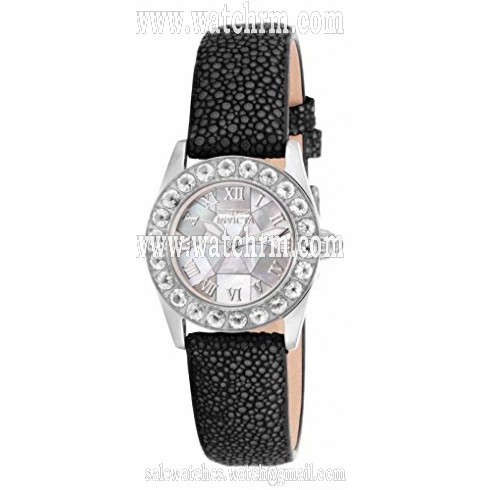 Invicta Angel Multi Dial Black Stingray Ladies Watch 17873