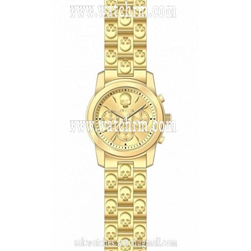 Invicta Angel Multi-Function Champagne Dial Gold-plated Ladies Watch 16891