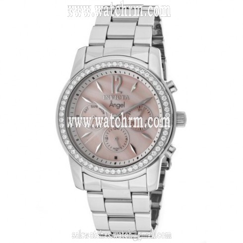 Invicta Angel Multi-Function Mother of Pearl Dial Stainless Steel Ladies Watch 11769