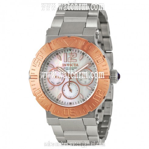 Invicta Angel Multi-Function Mother of Pearl Dial Two-tone Ladies Watch 14753