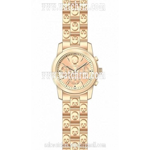Invicta Angel Multi-Function Rose Dial Rose Gold-plated Ladies Watch 16892