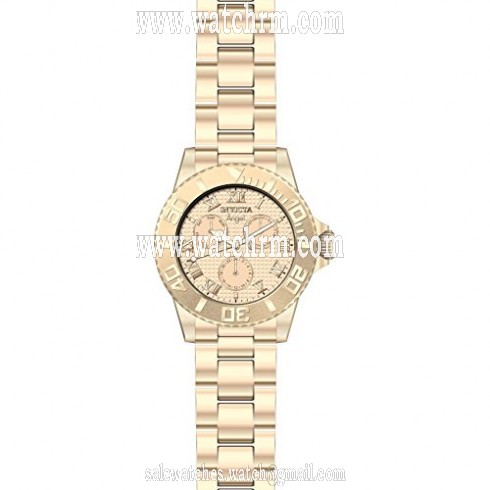 Invicta Angel Multi-Function Rose Dial Rose Gold-plated Ladies Watch 17525