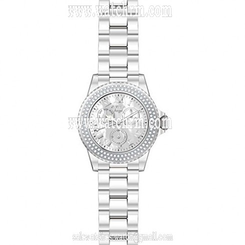 Invicta Angel Multi-Function Silver Dial Stainless Steel Ladies Watch 17411