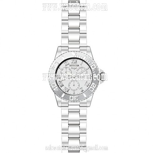Invicta Angel Multi-Function Silver Dial Stainless Steel Ladies Watch 17523