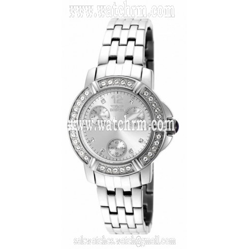 Invicta Angel Multi-Function Silver Dial Stainless Steel Ladies Watch 18963