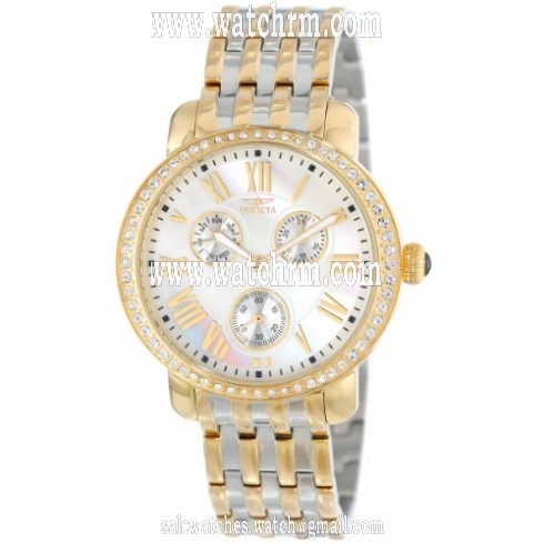 Invicta Angel Multi-Function Silver Dial Two-tone Ladies Watch 15010