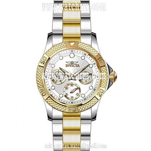 Invicta Angel Multi-Function Silver Dial Two-tone Ladies Watch 21763