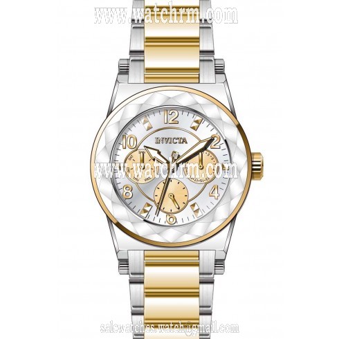 Invicta Angel Multi-Function Silver Dial Two-tone Ladies Watch 22108