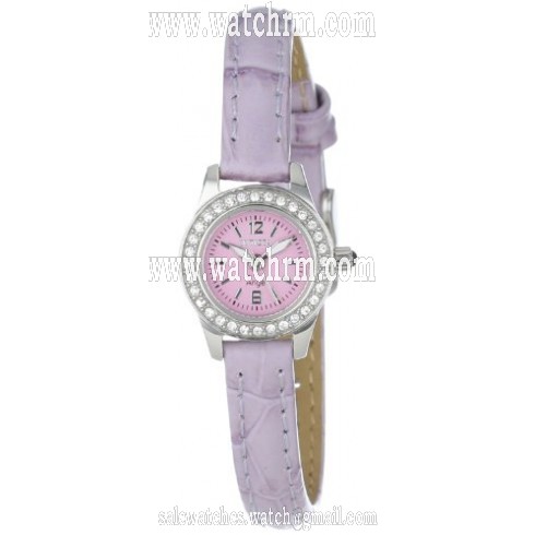 Invicta Angel Purple Dial Purple Synthetic Leather Band Ladies Watch 13655