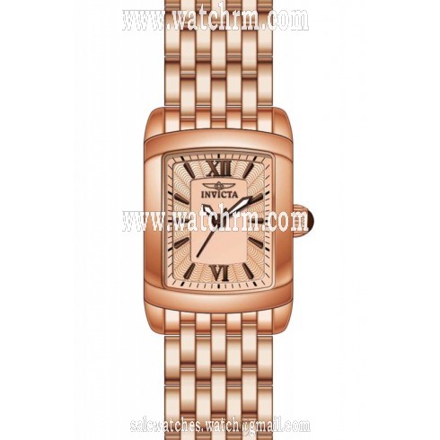 Invicta Angel Rose Dial Rose Gold Ion-plated Ladies Watch 15376