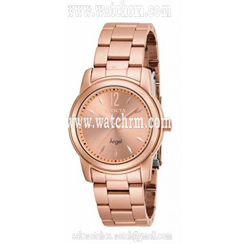 Invicta Angel Rose Dial Rose Gold-plated Ladies Watch 17421