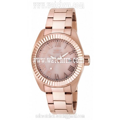 Invicta Angel Rose Dial Rose Gold-plated Ladies Watch 20317