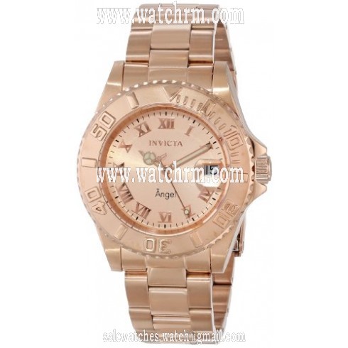 Invicta Angel Rose Dial Rose Gold-tone Ladies Watch 14322
