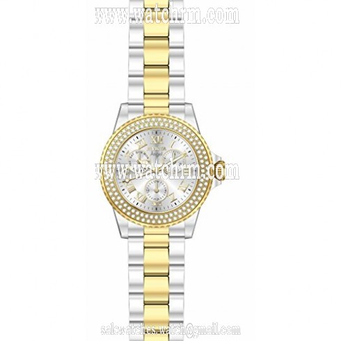 Invicta Angel Silver Dial Two-tone Ladies Watch 16998