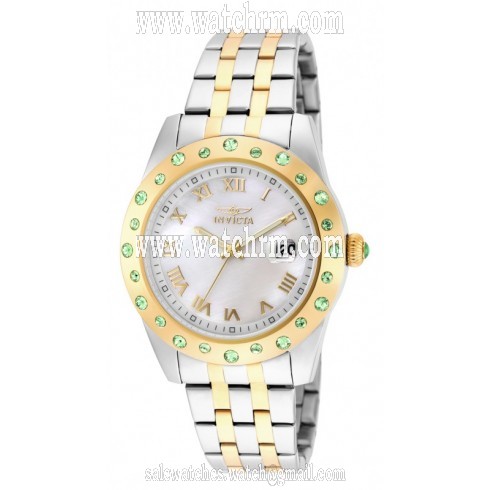 Invicta Angel Silver Dial Two-tone Ladies Watch 18983