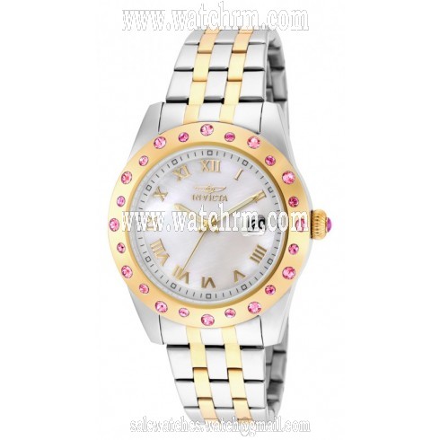 Invicta Angel Silver Dial Two-tone Ladies Watch 18984