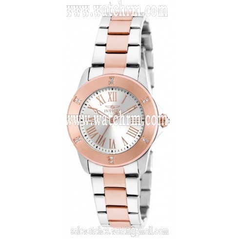 Invicta Angel Silver Dial Two-tone Ladies Watch 19257