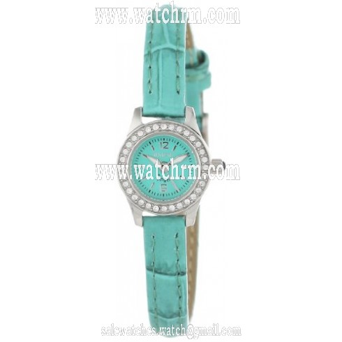 Invicta Angel Teal Dial Teal Synthetic Leather Ladies Watch 13660