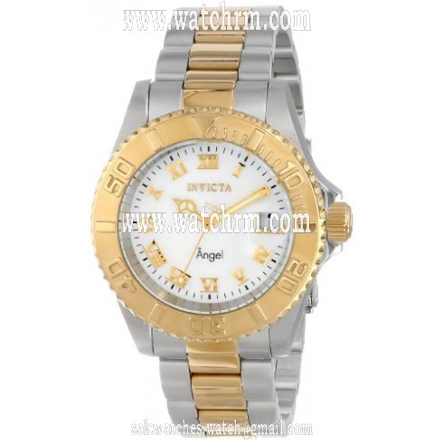 Invicta Angel White Dial Two-tone Ladies Watch 14364