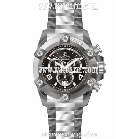 Invicta Arsenal Chronograph Black Dial Gunmetal PDC Men's Watch 13014