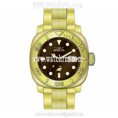 Invicta Australian Pro Diver Automatic Brown Dial Gold-tone Men's Watch 14486