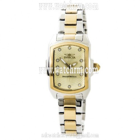 Invicta Baby Lupah Gold Dial Two-tone Ladies Watch 15844