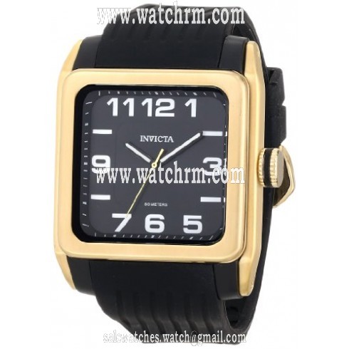 Invicta BLU Black Dial Black Rubber Men's Watch 16499