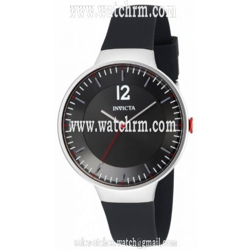 Invicta BLU Black Dial Black Silicone Men's Watch 16072