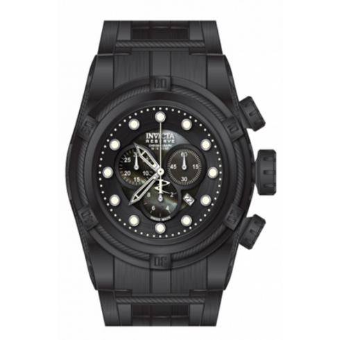 Invicta Bolt Chronograph Black Dial Black PVD Stainless Steel Men's Watch 12730
