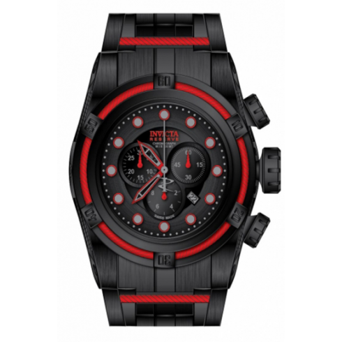 Invicta Bolt Chronograph Black Dial Black PVD Stainless Steel Men's Watch 14060