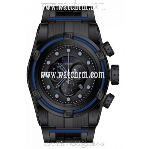 Invicta Bolt Chronograph Black Dial Black PVD Stainless Steel Men's Watch 14062