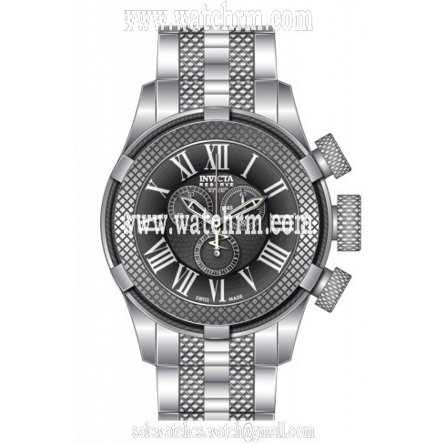 Invicta Bolt Chronograph Black Dial Stainless Steel Ladies Watch 17162