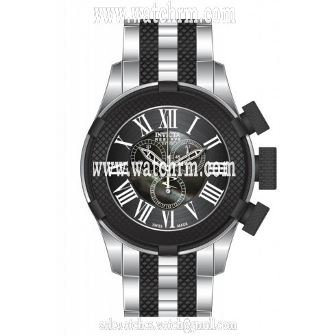 Invicta Bolt Chronograph Black Dial Two-tone Men's Watch 17434