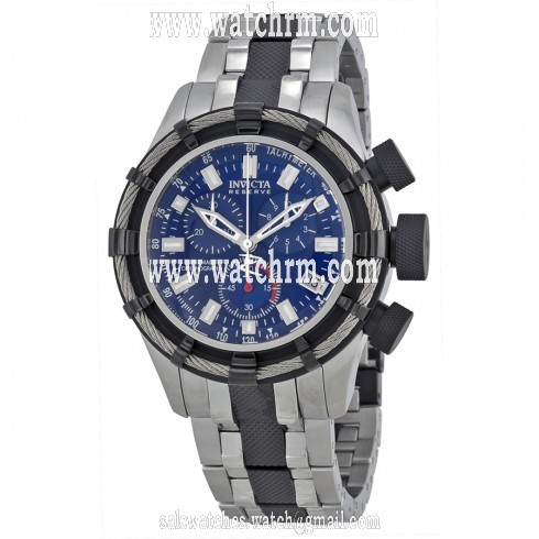 Invicta Bolt Chronograph Blue Dial Two-tone Men's Watch 80545