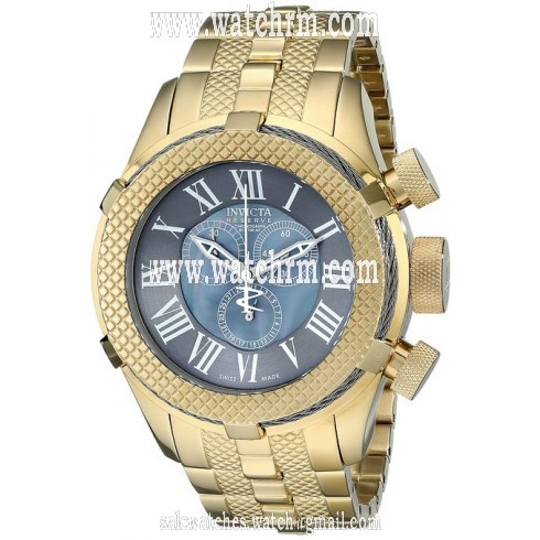 Invicta Bolt Chronograph Bolt Dial Gold-plated Ladies Watch 17433