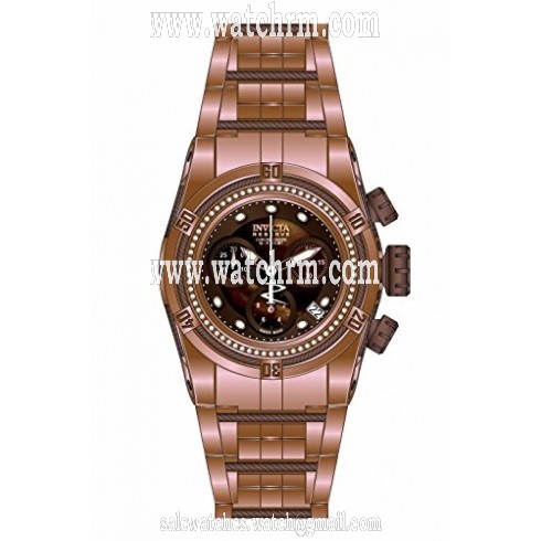 Invicta Bolt Chronograph Dark Rose Dial Rose Gold-tone Ladies Watch 15453