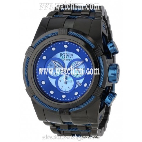 Invicta Bolt Chronograph Mother of Pearl Dial Black Ion-plated Men's Watch 12751