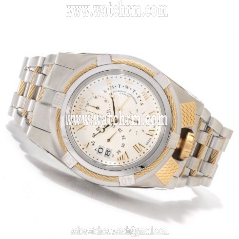 Invicta Bolt Chronograph White Dial Two-tone Gold-tone Men's Watch 12671