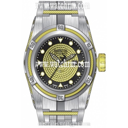 Invicta Bolt Gold-tone Dial Stainless Steel Band Men's Watch 12680