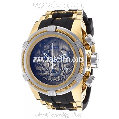 Invicta Bolt Grey Dial Black Polyurethane Men's Watch 14195