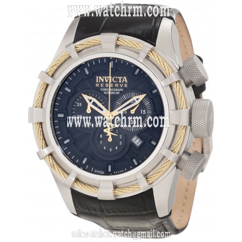 Invicta Bolt Reserve Chronograph Black Dial Men's Watch 11044