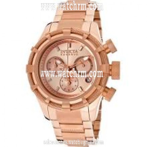 Invicta Bolt Reserve Chronograph Rose Dial Rose Gold-plated Ladies Watch 12460