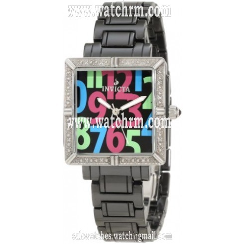 Invicta Ceramic Black Dial Ladies Watch 10270