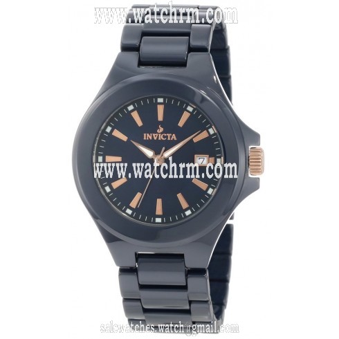 Invicta Ceramic Blue Dial Blue Ceramic Unisex Watch 12548