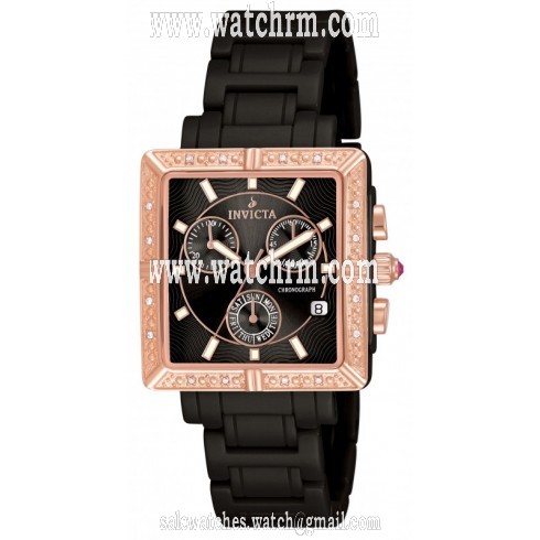 Invicta Ceramics Black Dial Black Ceramic Ladies Watch 10217