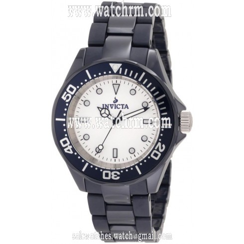 Invicta Ceramics White Dial Blue Ceramic Men's Watch 1183
