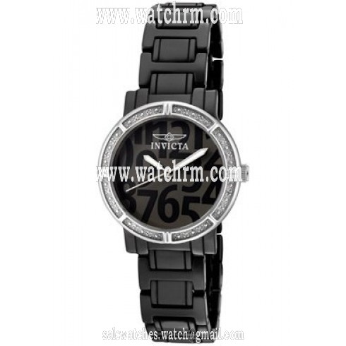 Invicta Classique Ceramic Diamond Accented Ladies Watch 10277