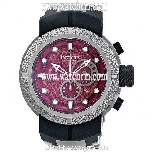 Invicta Coalition Forces Burgundy Dial Chronograph Men's Watch 0673